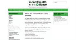 Desktop Screenshot of mentalhealthcrisisalliance.org